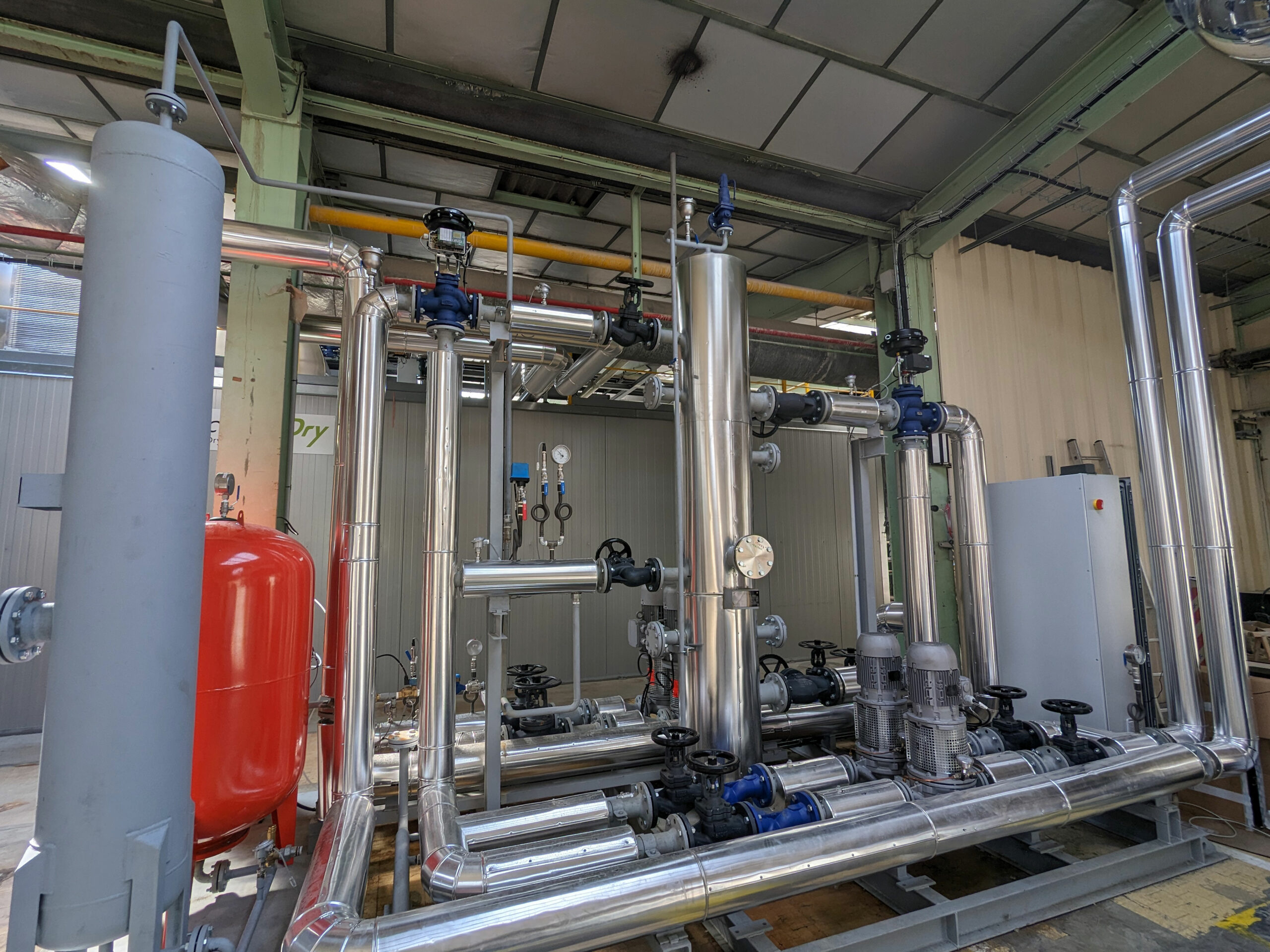 Industrial skid installed at the Villeroy & Boch plant to decarbonize dryers  